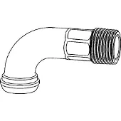 IMI HYDRONIC ENGINEERING A/S gebogen radiatorkoppeling 1/2" vern. zonder moer