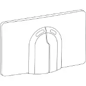 Wisa Serie 2100 afdekplaat Wit