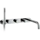 Hotbath Badthermostaat buddy inbouw 2-stop met uitloop chroom