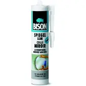 Bison Spiegellijm koker 425 g, geschikt op allerlei ondergronden, tast laaklag niet aan, vochtwerend, zilverspiegels