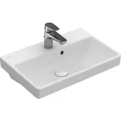 Villeroy & Boch Villeroy en boch Avento meubelwastafel 55x37cm 1 kraangat met overloop wit