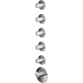 Hotbath Mate MHR5 High Flow Thermostaat Met 5 Stopkranen Chroom - Kranen, Douchekranen, Inbouw Douchekranen - 8719638615754 - Kranen, Douchekranen, Inbouw douchekranen
