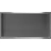 Looox BoX nis - 60x30x10cm - inbouw - rvs geborsteld box-60-10