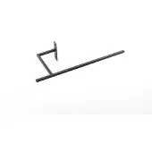 Vasco Niva lange beugel 44cm zwart ral 9005 118371100009005