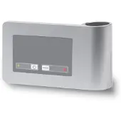 Vasco E-volve e-rf regelelement v/elektrische radiator wit-aluminium 9006 118400600009006