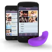 Vibease - iPhone en Android Bluetooth Vibrator Paars