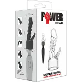 Power Massager Head Super Dong Wand Vibrator Accessoire Transparant 6 cm