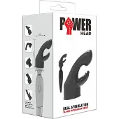 OEM Power Head - Duale Stimulatie Wand Massager Opzetstuk Doorzichtig