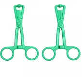 Rimba Bondage Play - Tepelklemmen Schaarmodel - groen