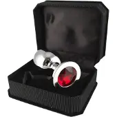 Rimba - Buttplug GROOT met kristal, massief (unisex)
