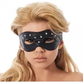 Rimba - Open oogmasker Van Leer Met siernieten