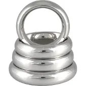 Rimba - Donut Cockring RVS 1.5 cm Breed Ø 40 mm
