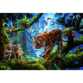 Educa Puzzel 9217662 - Tijgers in de boom - Puzzel met 1000 stukjes