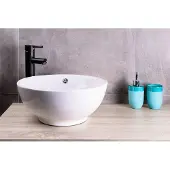 Saniclear Rema waskom set incl. hoge kraan zwart