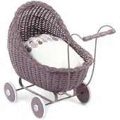 Smallstuff - Doll Stroller - Dark Rose