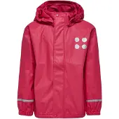 LEGO - Kid's Jamaica 101 Rain Jacket - Regenjas 140, rood/roze