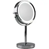 Gillian Jones Tafelspiegel - Rond - LED/Vergroting - Chrome - - OneSize - Spiegels