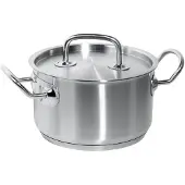 Hendi Kookpan RVS Ø20cm 3,5L Inductie Zilver zilver RVS Pan