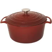Vogue Ronde Braadpan Rood 4ltr | Ø23,5cm