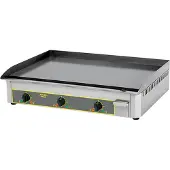 Roller Grill Bakplaat Glad, Gas 90x40cm, propaan, 3 zones,