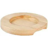 Olympia licht houten onderzetter 15cm