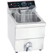 Caterchef Friteuse CaterChef. met aftapkraan, 1x8lt, H42 x B50 x L29, 230V / 3,3kW