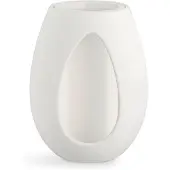 Kähler - Kokong Vaas - 22 cm - wit
