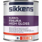 Sikkens Rubbol Finura High Gloss | Hoogglans Lakverf Buiten 2,5 LTR - Wit