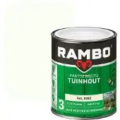 Rambo Pantserbeits Tuinhout zijdeglans dekkend RAL9010 750 ml