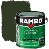 Rambo pantserbeits tuinhout dekkend bosgroen zijdeglans 2,5 liter
