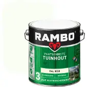 Rambo pantserbeits tuinhout dekkend RAL 9010 zijdeglans 2,5 liter
