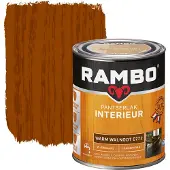 Rambo pantserlak interieur transparant zijdeglans warm walnoot 750 ml