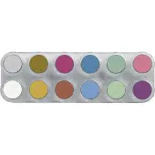 Adlibris - Water make-up - Palet P - Parelmoer - 12x2,5ml