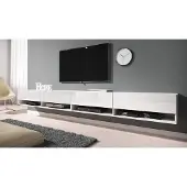 Meubella TV-Meubel Dixon mat Wit 180 cm - tv kast