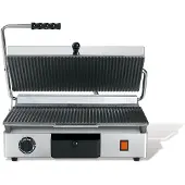 Milan Toast - Grote gegroefde gietijzeren plaat, 220-240 V, 50/60 Hz, 2,7 kW