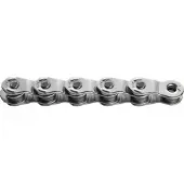 Kmc BMX-fiets ketting - - HLT 710 - 100 schakels - As 9,5 mm - Enkele snelheid - Compatibel met BMX - Grijs - Robuust