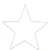 Sirius LED-decoratie-ster Liva Star, goud, Ø 70 cm