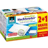 Bison 6313576 Vochtvreter Navulzak | Geurloos | 3 x 1 kg
