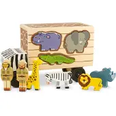 Melissa & Doug Houten Speelset Dierenredding, Meerkleurig, Hout, Kunststof, Geschikt voor kinderen, Jongens/Meisjes, Vanaf 3 jaar, 4 jaar