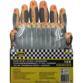 Benson 18 delige Schroevendraaierset Kruiskop Torx en Plat in Houder - Soft Grip