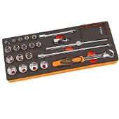 Beta Soepele voorgevormde inzetbakken met assortiment gereedschap M92 - 024500092