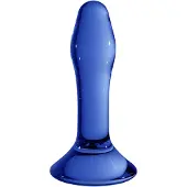 Chrystalino Star Blue - Glazen Butt Plug