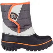 Winter-Grip Snowboot Junior Mountain Kid Zwart Antraciet Lichtgrijs Oranje-Schoenmaat 25 - 26