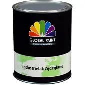 Global Paint Industrielak Zijdeglans | Lakverf Buiten 500 ML - Kleur|1|2