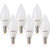 Groenovatie E14 LED Kaarslamp 4W Warm Wit 6-Pack