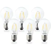 Groenovatie E27 LED Filament lamp 6W Warm Wit Dimbaar 6-Pack