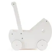 Kids Concept houten poppenwagen 46,5 cm wit