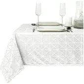Unique living Sierle tafelkleed 140x250cm white