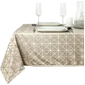 Unique living Sierle tafelkleed 140x200cm taupe