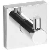Sapho X-Square handdoekhaak vierkant chroom